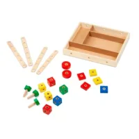 Juego Construccion Mecano Madera 20 Piezas
