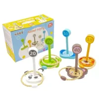 Juego De Lanzamiento Con Argolla Animalitos