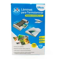 Lámina Térmica Oficio 100 Unidades 175 Mic