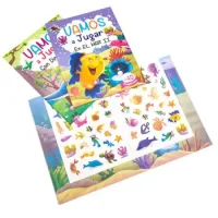 Libro Vamos A Jugar Con Pegatinas