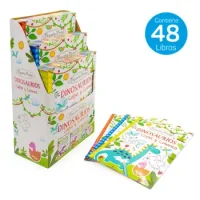 Libro Dinosaurios Copia Y Colorea. 48 Unidades