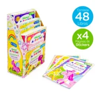 Libro Vamos A Pintar Con Stickers. 48 Unidades