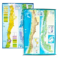 Mapa De Chile Físico - Político