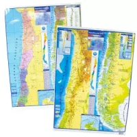 Mapa De Chile Físico - Político