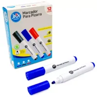 Marcador Pizarra Azul Caja 12 Unidades