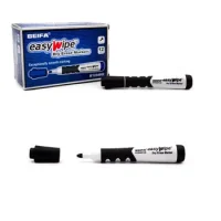 Marcador Pizarra Ergonómetrico Negro Caja 12 U.