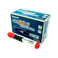 Marcador Pizarra Ergono. Rojo Caja 12 Unidades