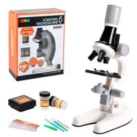 Microscopio Biológico Educacional 100x-400x-1200x