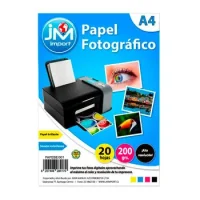 Papel Fotografico Glossy 200grs 20 Hojas