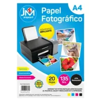Papel Fotográfico 135 Gr 20 Hojas Adhesivo