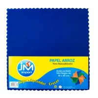 Papel Arroz Azul Marino 50 X 50 Cm 100 Unidades.