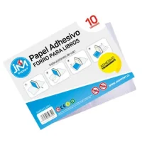 Papel Adhesivo Transparente 50 X 36 Cm 10 Hojas