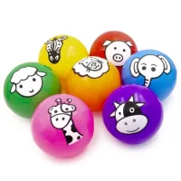 Pelotas De Los Animales Set 7 Unidades 21cm.