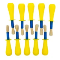Pincel Mango Grueso Ergonometrico 10 Piezas