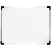 Pizarra Blanca 25 X 30 Cm. Borde De Aluminio