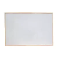 Pizarra Blanca 25 X 30 Cms. Borde Madera