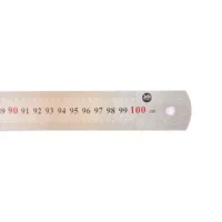 Regla Metálica 100 Cm. Empaque 10 Unidades