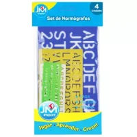 Set De Normógrafos 4 Pzas. Dif Medidas ( Pack de 100 )