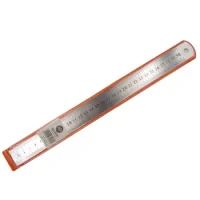 Regla Metálica 30 Cm. Con Funda