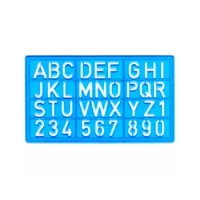 Normógrafo Letras Y Numeros