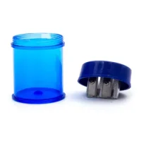Sacapunta Con Deposito De Metal Doble