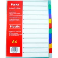 Separador Plastico A4 12 Divisiones