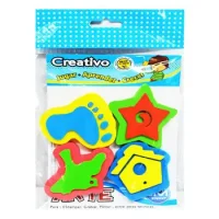 Timbres Decorativos Estrella,pie,ave Y Casita 4 Un