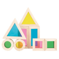 BLOQUES SENSORIALES COLORES Y FORMAS 8 PIEZAS