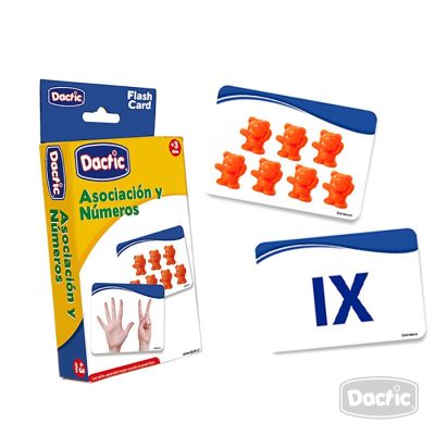 Lámina Asociar Números Dactic