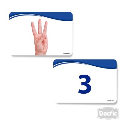 Lámina Asociar Números Dactic - Imagen 2