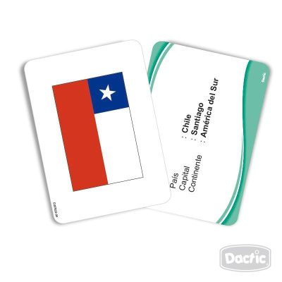 Láminas Banderas Del Mundo Dactic - Imagen 2