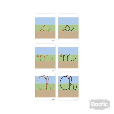 Láminas Escritura Del Abecedario Dactic - Imagen 3